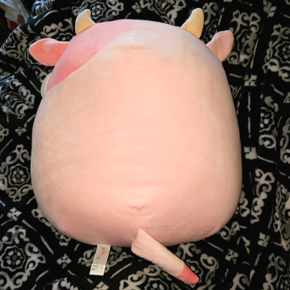 Squishmallow 16" Clay the Pink Spotted Belly Cow 2023 KELLYTOY NWT HARD TO FIND - Picture 3 of 8